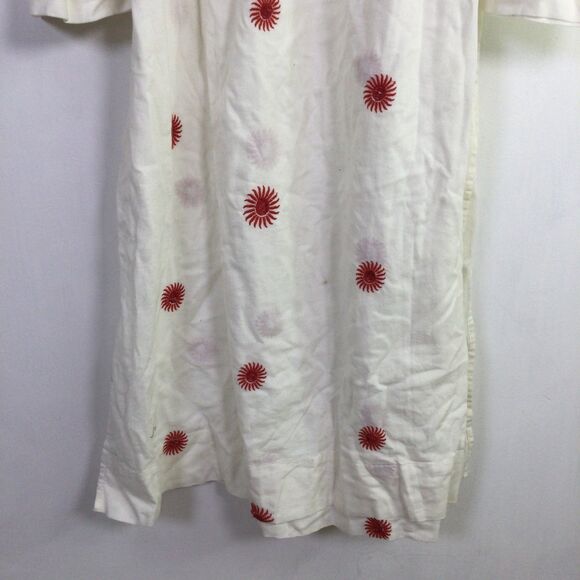 Free People Women's MIDI Dress Emory Embroidered Ivory Combo Size S NWT - Picture 13 of 16